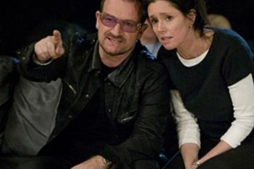Taymor and former buddy Bono